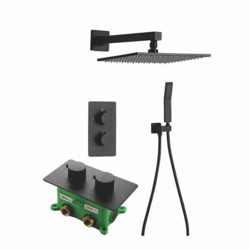 Thermostatic shower set