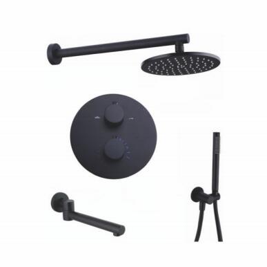 Thermostatic shower set